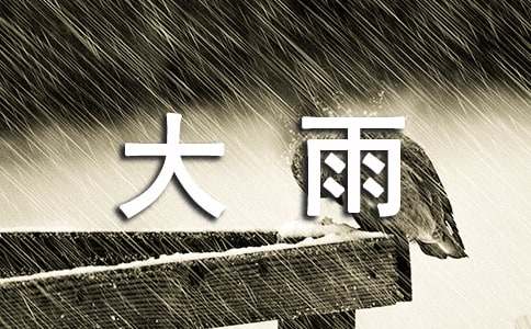 梦见下大雨